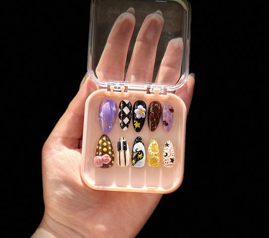 3D whimsy nails